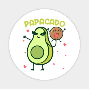 Papacado Pregnancy Announcement Girl Gift For Men Father day Magnet